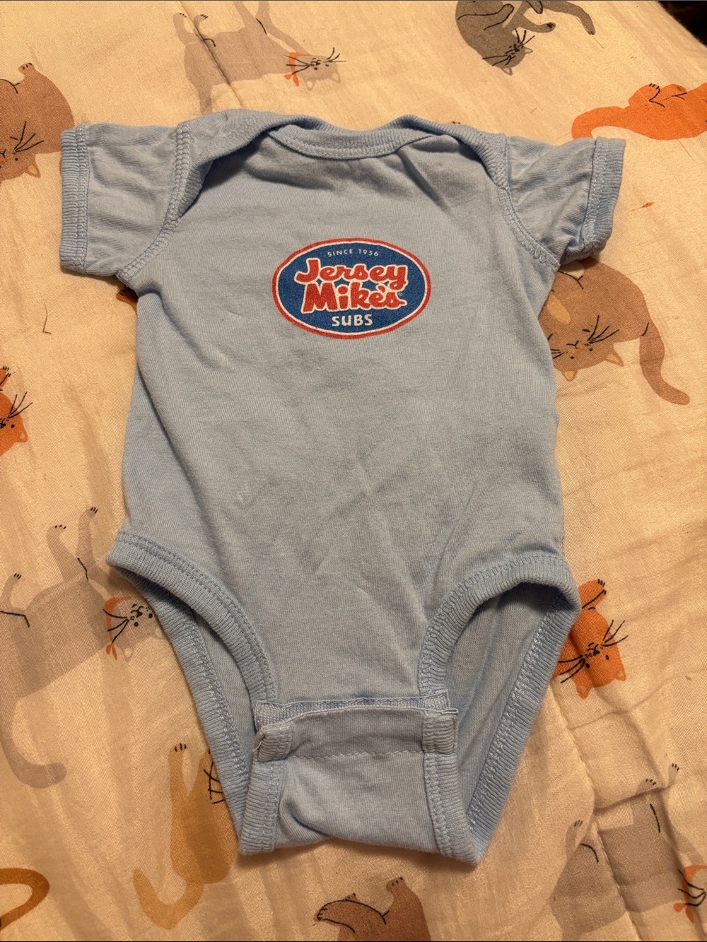 jersey mikes baby onesie